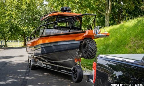 GFAB Alloy Amphibious Boat Trailer - StabiX 240